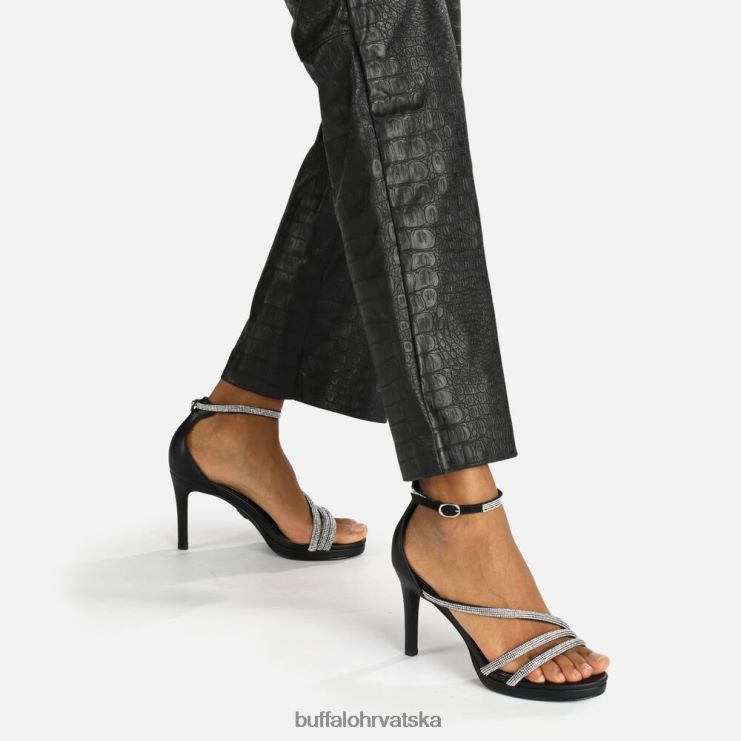 crno Buffalo serena shine sandala veganska |sandale TDD6T625